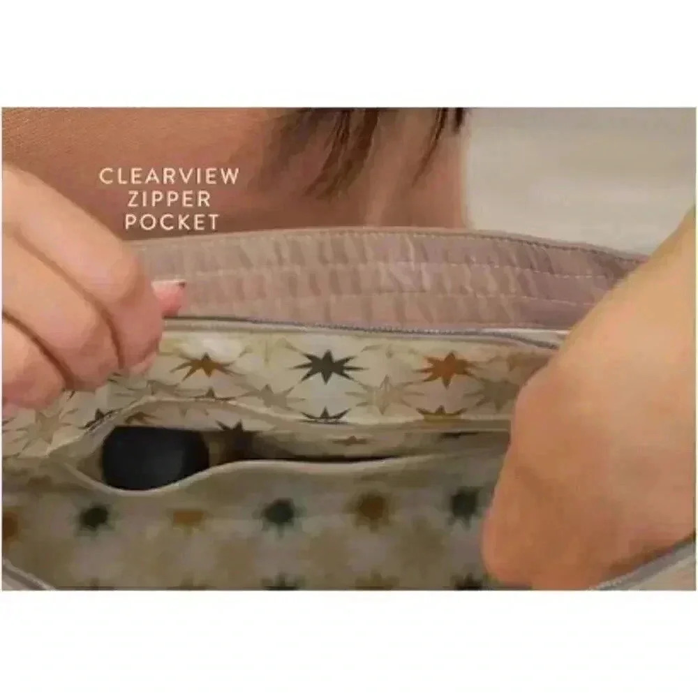 LUG Winger Hobo Bag / Crossbody / Shoulder Bag with Coin Pouch - Metalli… - Picture 15 of 16